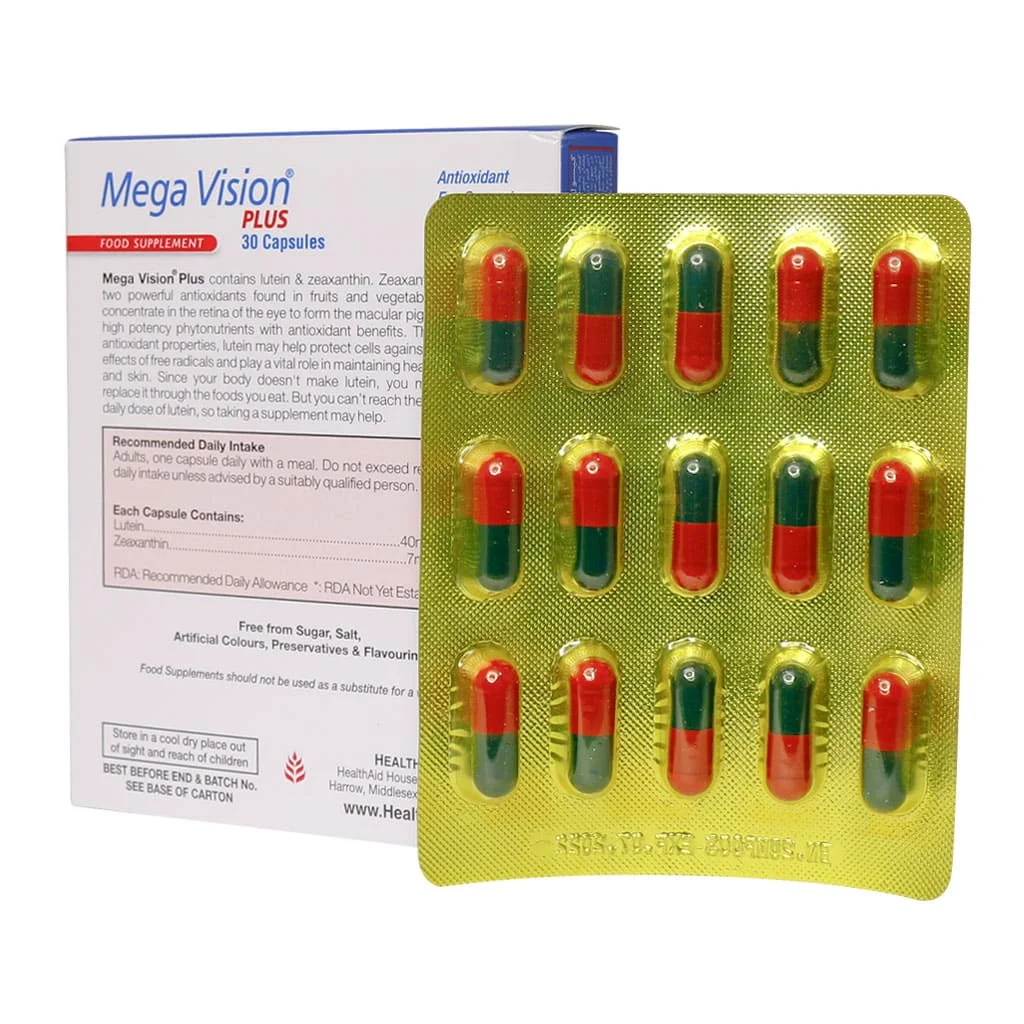 کپسول مگاویژن پلاس هلث اید (Mega Vision Plus Health Aid) - Image 2